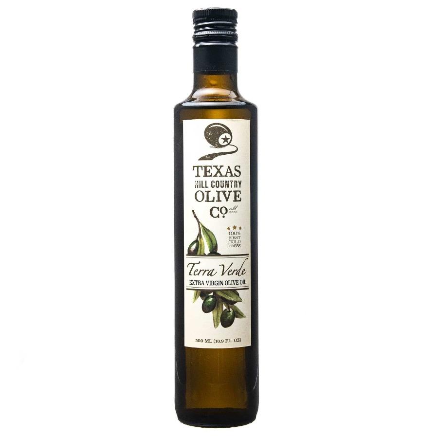 500 ml bottle of Terra Verde Extra Virgin Olive Oil