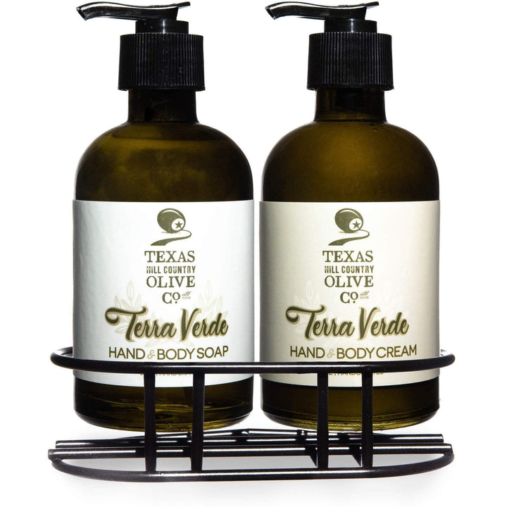 Terra Verde Lush Olive Oil Hand Soap & Body Cream Set_Spa_Texas Hill Country Olive Co.