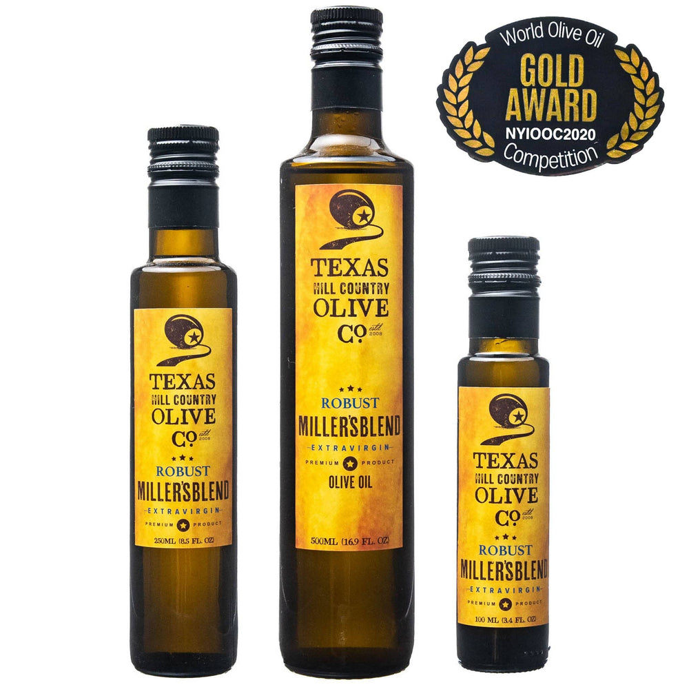 Texas Miller's Blend Extra Virgin Olive Oil_Extra Virgin Olive Oil_Texas Hill Country Olive Co.