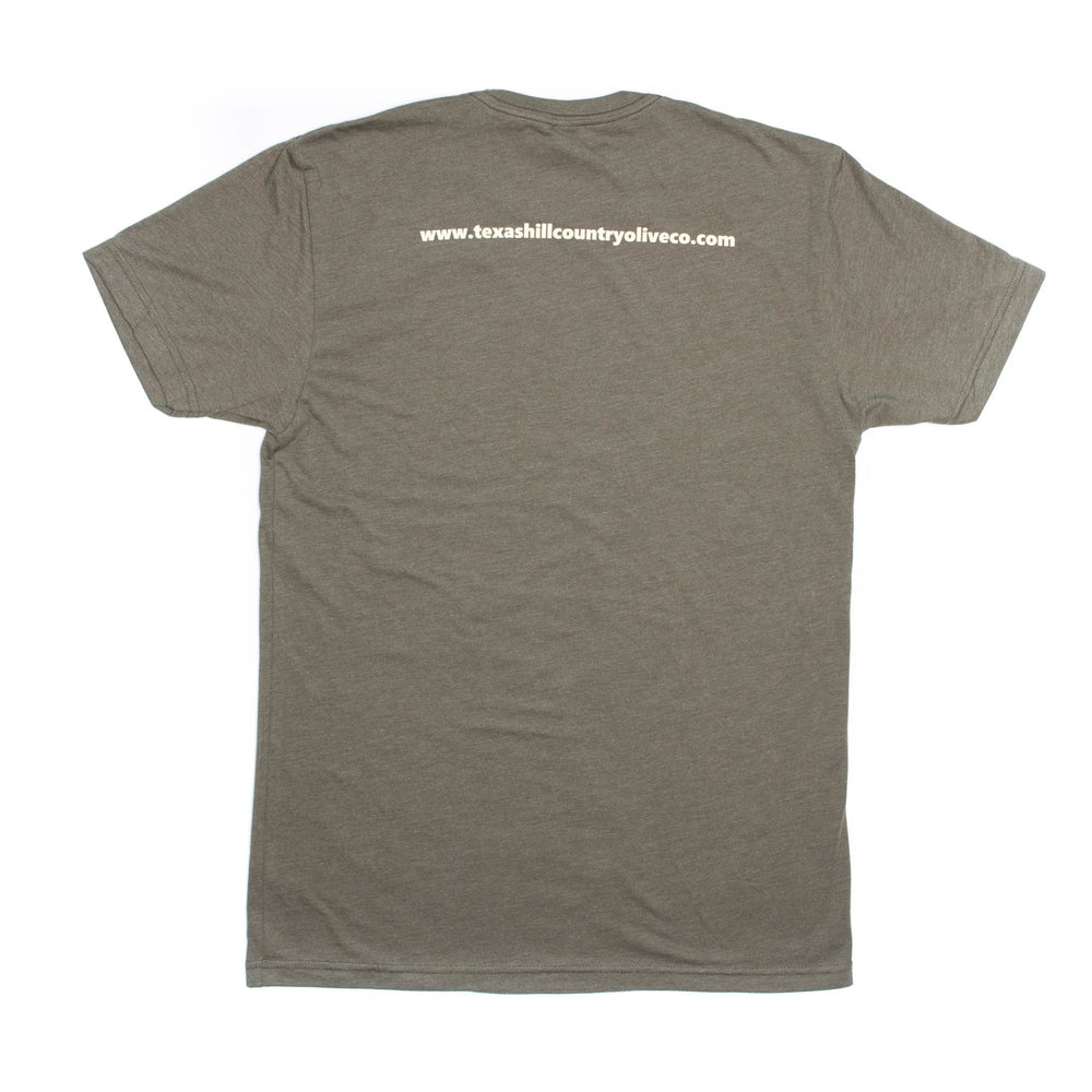 Unisex THCOC "Olive" Green T-Shirt_Apparel_Texas Hill Country Olive Co.