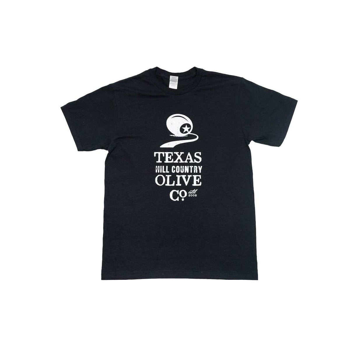 Unisex THCOC Short Sleeve Black T Shirt_Apparel_Texas Hill Country Olive Co.